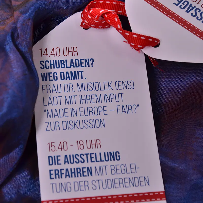 Ausstellungsgestaltung Tuchfühlung